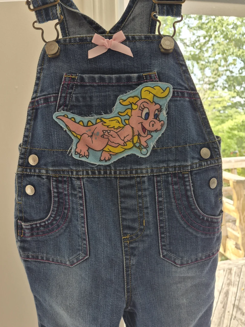Upcycled Y2k Vintage Dragon Tales Overalls